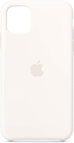 White apple silicone case - -,